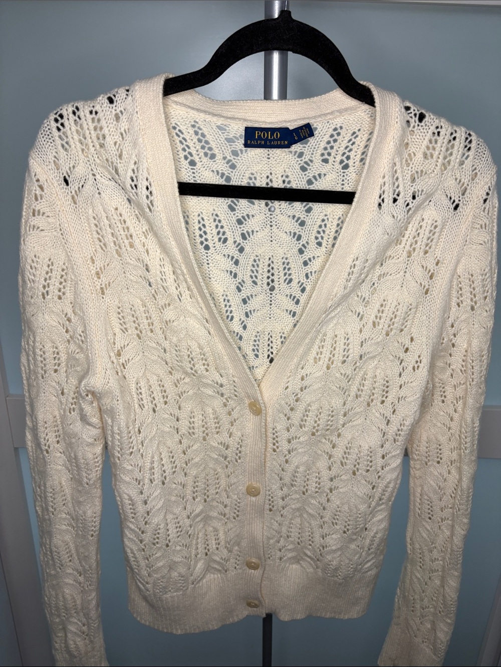 POLO~Ralph Lauren Cream Cardigan